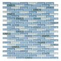 Andova Tiles ANDOVA TILES Loic 0.375" x 1.625" Glass Brick Joint Mosaic Tile ANDLOI448